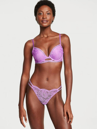 Трусики стрінги мереживні Shine Strap Lace Thong Panty