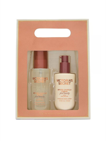 Подарунковий набір міст+лосьйон Вікторія Сікрет Victoria's Secret Spiced Vanilla Crème Feel Toasty 2-Piece Gift Set