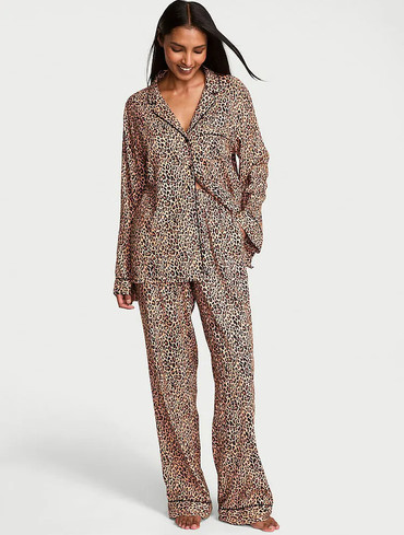 Піжама фланелева Вікторія Сікрет Victoria's Secret Flannel Long Pajama Set