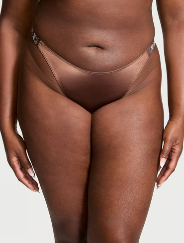Трусики бразильяни зі стразами Вікторія Сікрет Victoria's Secret Shine Strap Brazilian Panty