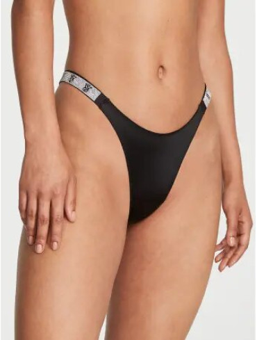 Трусики бразильяни зі стразами Вікторія Сікрет Victoria's Secret Shine Strap Brazilian Panty