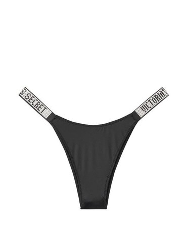 Трусики бразильяни зі стразами Вікторія Сікрет Victoria's Secret Shine Strap Brazilian Panty