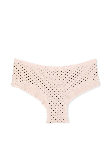 Бавовняні чікі з мереживом Cotton Lace-Waist Cheeky Panty