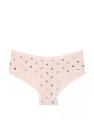 Бавовняні чікі з мереживом Cotton Lace-Waist Cheeky Panty