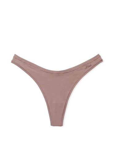 Бавовняні трусики стрінги Cotton High-Leg Thong Panty