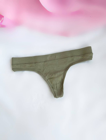 Бавовняні трусики стрінги Cotton Thong Panty