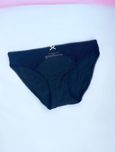 Бавовняні трусики бікіні з мереживом Stretch Cotton Bikini Panty