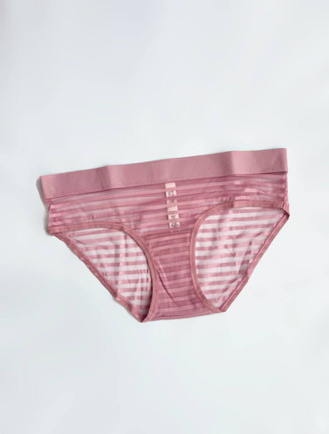 Прозорі трусики бікіні Sheer Heritage Logo Hiphugger Panty