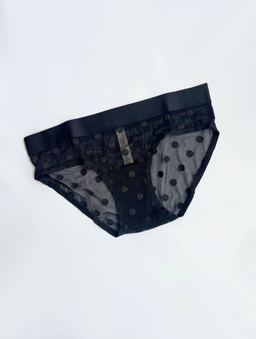 Прозорі трусики бікіні Sheer Heritage Logo Hiphugger Panty