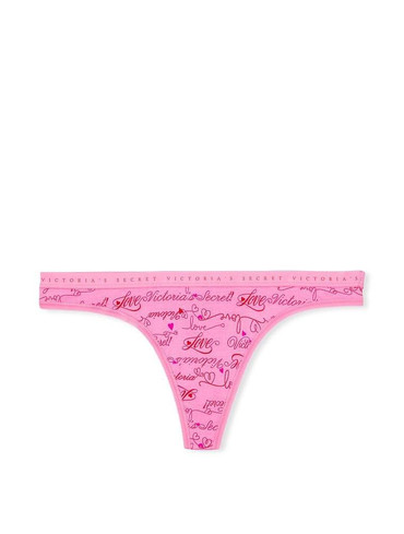 Бавовняні стрінги Stretch Cotton High-Leg Scoop Thong Panty