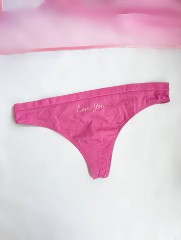 Трусики стрінги з мікрофібри Seamless Thong Panty