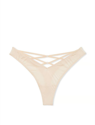Гладенькі трусики стрінги Smooth Strappy-Back High-Leg Thong Panty