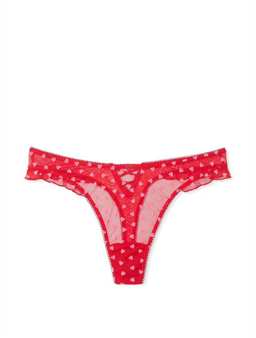 Трусики стрінги з мереживом Tease Lace-Trim High-Leg Thong Panty