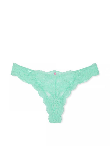 Мереживні трусики Вікторія Сікрет Victoria's Secret стрінги Lace Thong Panty