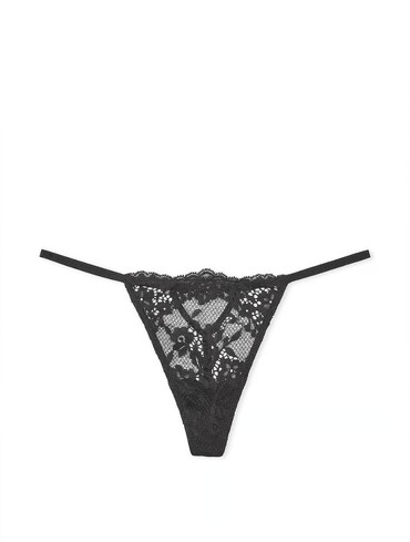 Мереживні трусики стрінги Вікторія Сікрет Victoria's Secret Lace Thong Panty