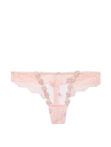 Мереживні трусики стрінги Lace-Trim V-String Panty