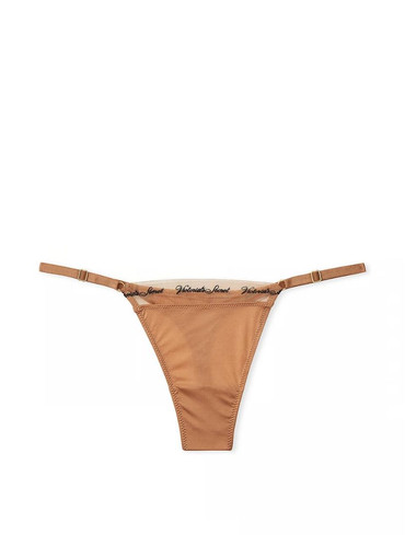Трусики стрінги Very Sexy Logo Embroidery Adjustable Thong Panty