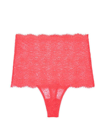 Мереживні стрінги Victoriaʼs Secret High Waist Thong Panty