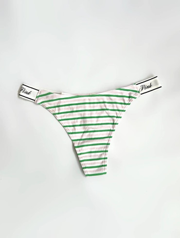 Бавовняні стрінги Logo Cotton High-Leg Thong Panty