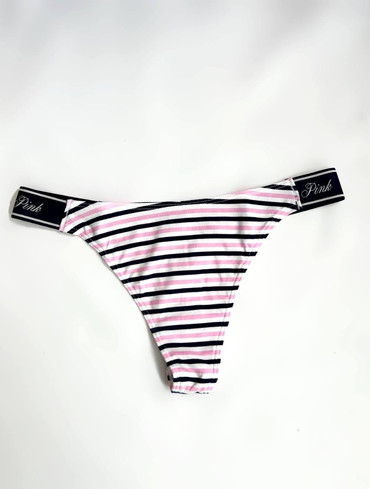 Бавовняні стрінги Logo Cotton High-Leg Thong Panty