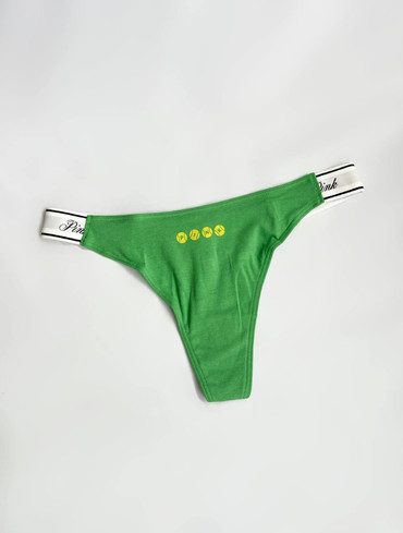 Бавовняні стрінги Logo Cotton High-Leg Thong Panty