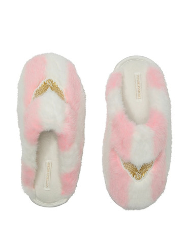 Домашні капці хутряні Вікторія Сікрет Victoria's Secret Luxe Plush Closed-Toe Slippers