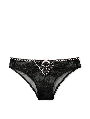 Трусики чікі мереживні Victoria's Secret Lace Cheeky Panty
