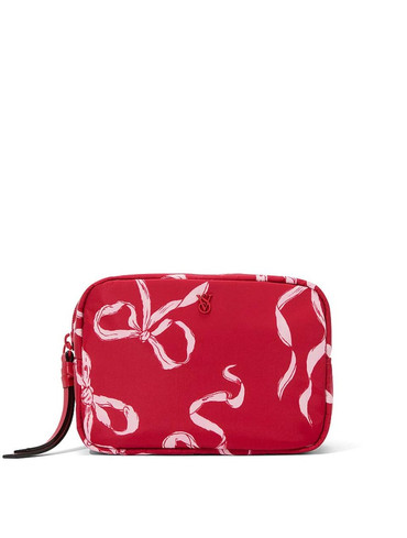 Косметичка Victoria's Secret Lipstick Red Bows Make-Up Bag