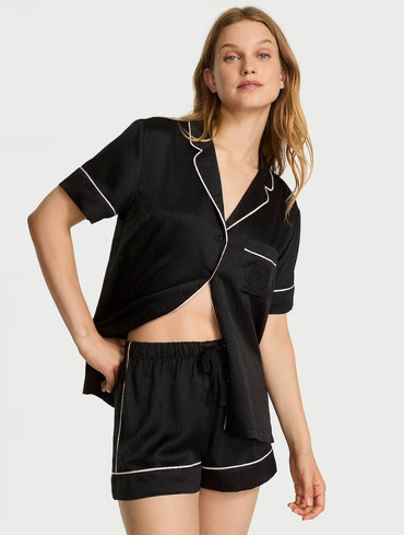 Піжама сатинова Victoria's Secret Glazed Satin Short Pajama Set