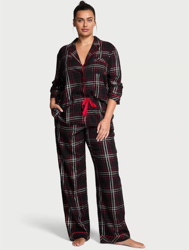 Піжама фланелева Victoria's Secret Flannel Long Pajama Set
