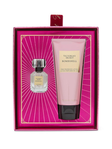 Подарунковий набір парфуми+лосьйон Victoria's Secret Bombshell Mini Fragrance Duo