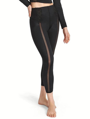 Легінси Вікторія Сікрет Victoria's Secret VS Essential Mesh Lace-Up Leggings