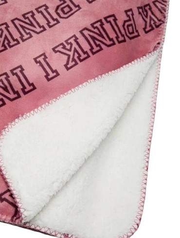 Плед плюшевий флісовий Вікторія Сікрет Pink Victoria's Secret Cozy-Fleece Blanket