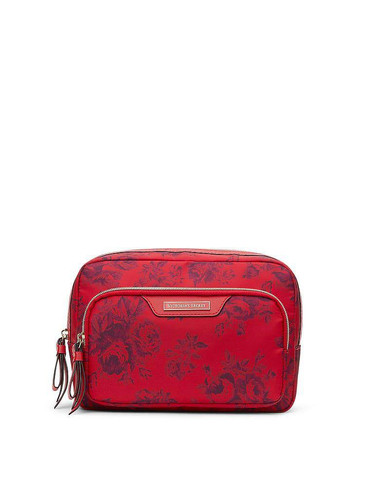 Косметична середня з накладною кишенькою Вікторія Сікрет Victoria’s Secret Travel Makeup Pouch