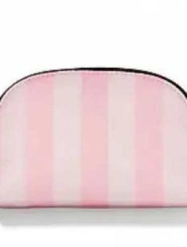 Маленька косметичка Вікторія Сікрет Victoria's Secret Signature Stripe Makeup Bag