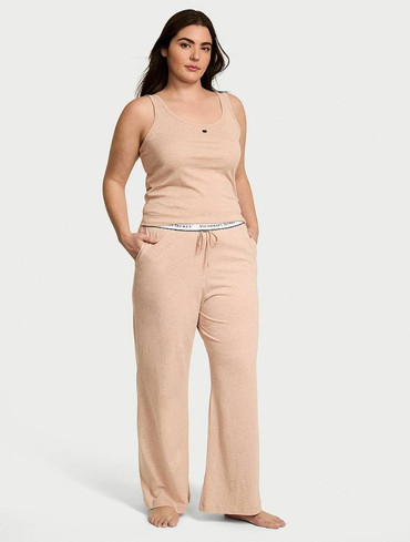 Піжама бавовняна топ та штани Вікторія Сікрет Victoria’s Secret 100% Cotton Tank & Pants Pajama Set