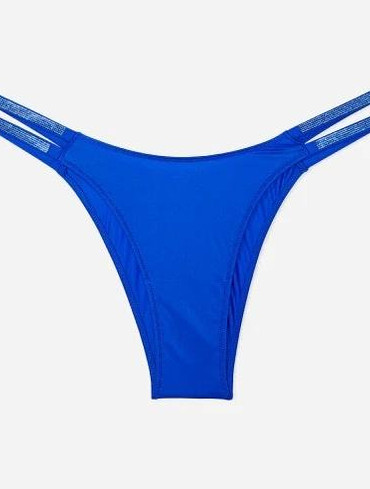 Трусики бразильяни зі стразами Вікторія Сікрет Victoria's Secret Shine Strap Brazilian Panty