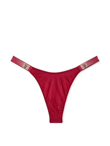 Трусики стрінги зі стразами Вікторія Сікрет Victoria's Secret Shine Strap Thong Panty