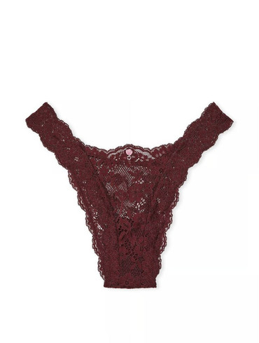 Трусики бразильяни мереживні Вікторія Сікрет Victoria’s Secret Lace Brazilian Panty