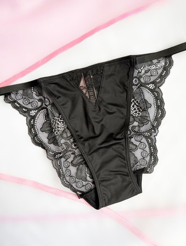 Трусики чікі мереживні Вікторія Сікрет Victoria’s Secret Cheeky panty