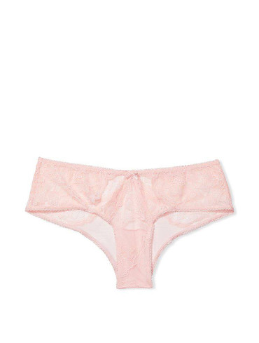 Трусики чікі мереживні з сіточкою Вікторія Сікрет Victoria’s Secret Cheeky Panty